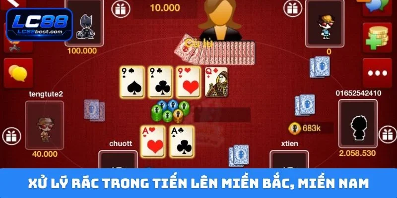 Xử lý rác trong tiến lên miền Bắc, miền Nam